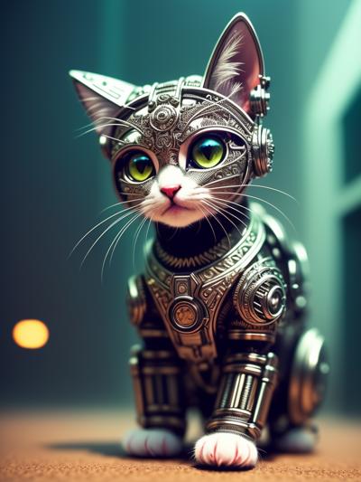 00074-3130239558-0204-a cute kitten made out of metal, cyborg, cyberpunk style, ((intricate details)), hdr, ((intricate details, hyperdetailed)), cine.png